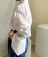 Asymmetric Stripe Patchwork Shirt